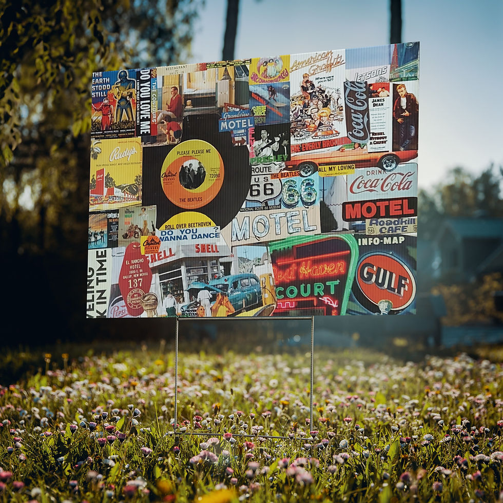 Thumbnail: Route 66 Yard sign