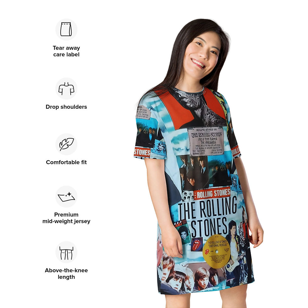 Thumbnail: Rolling Stones T-shirt dress