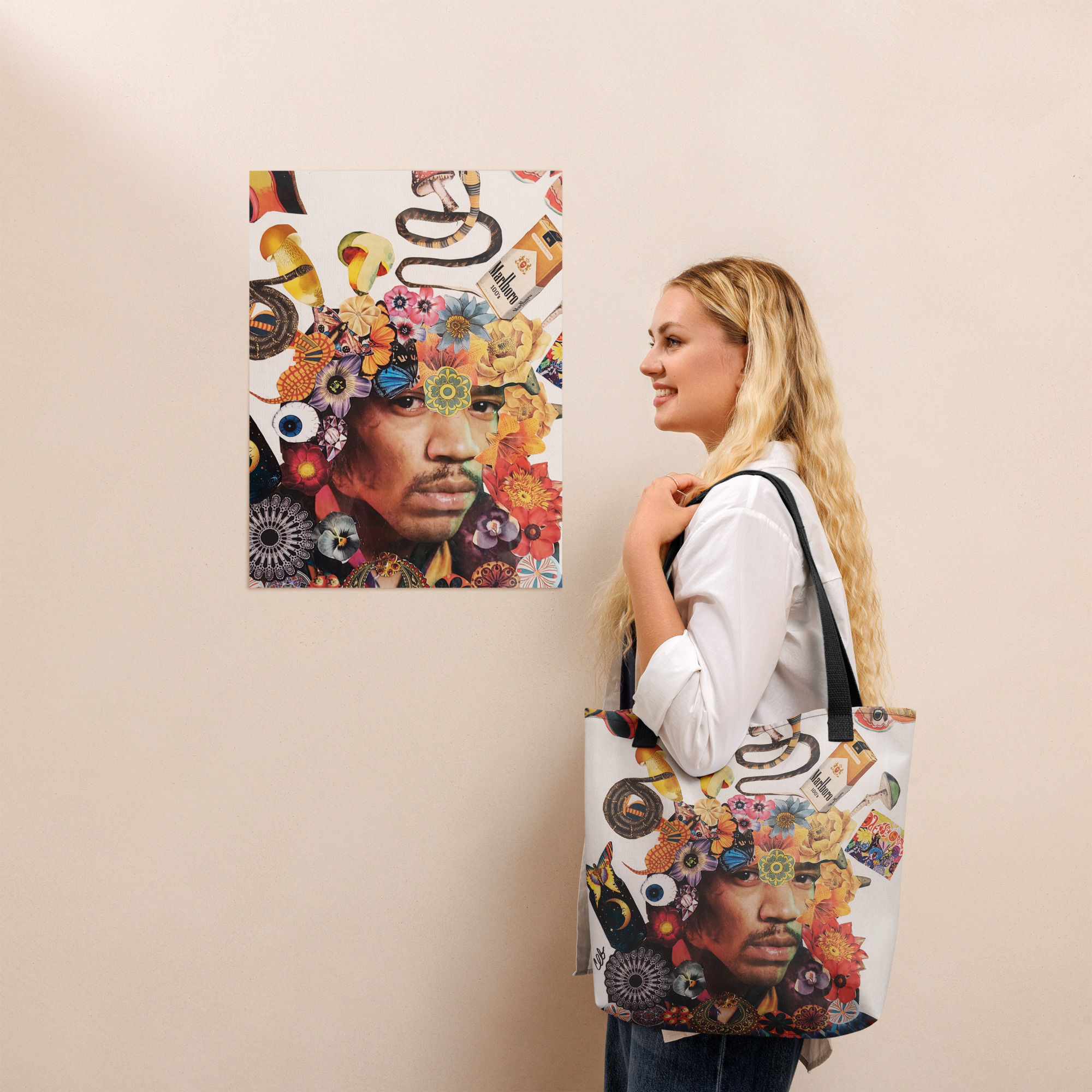 Jimi Hendrix Tote bag