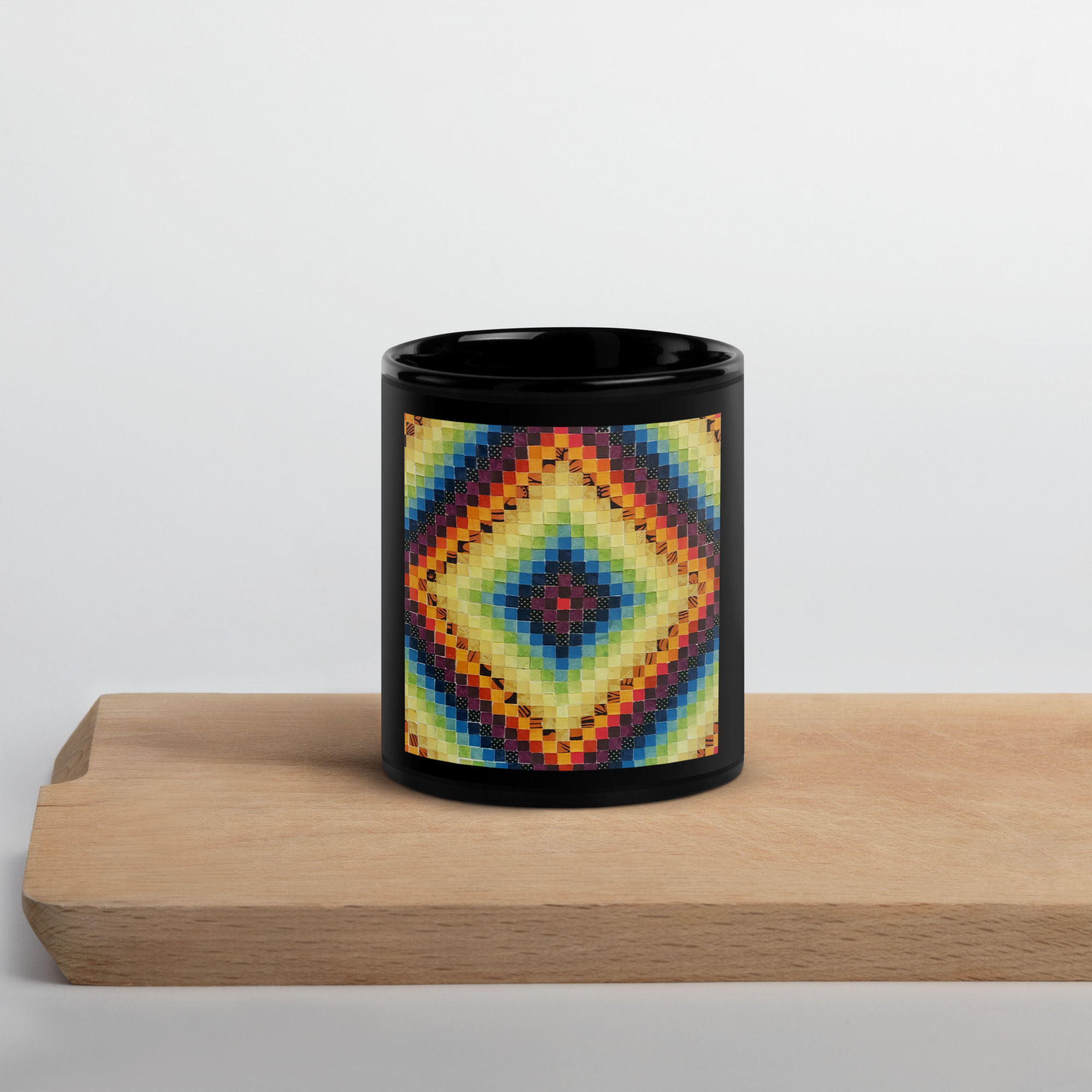 Fiesta Black Glossy Mug