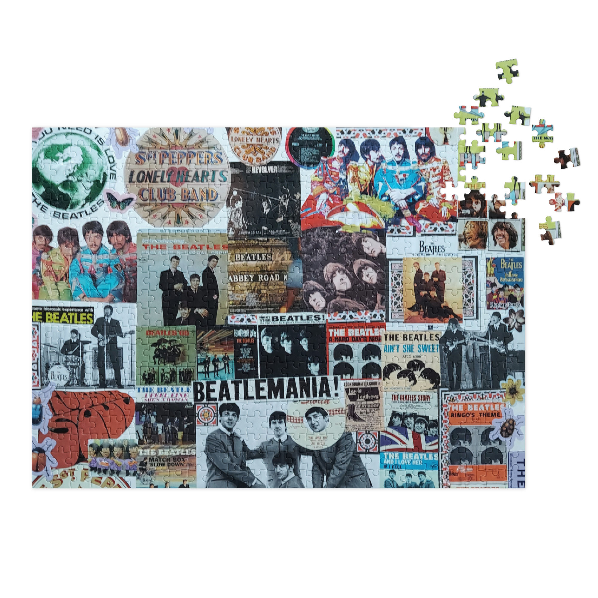 The Fab 4 Jigsaw puzzle with tin