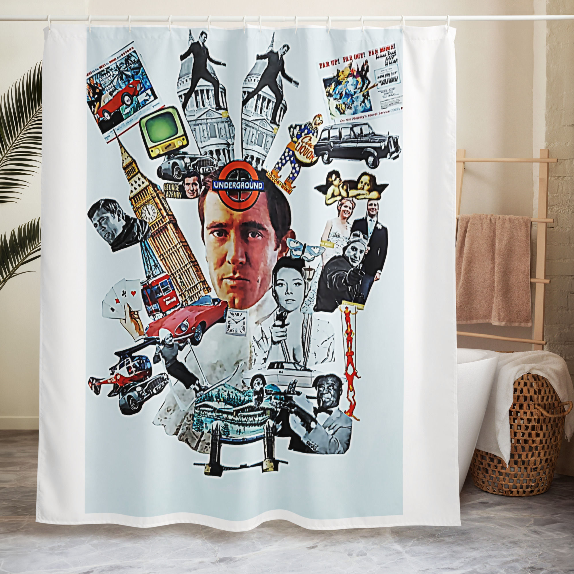 James Bond Shower curtain
