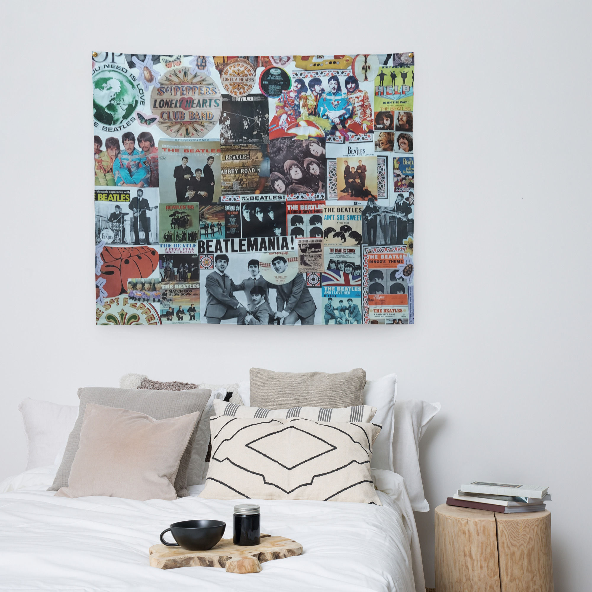 The Fab 4 Indoor wall tapestry