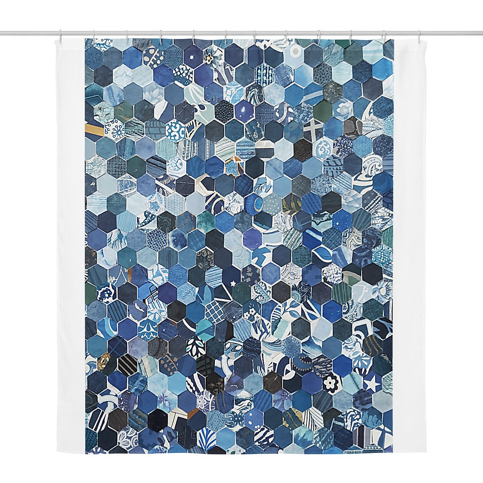 Thumbnail: Rhapsody in Blue Shower curtain