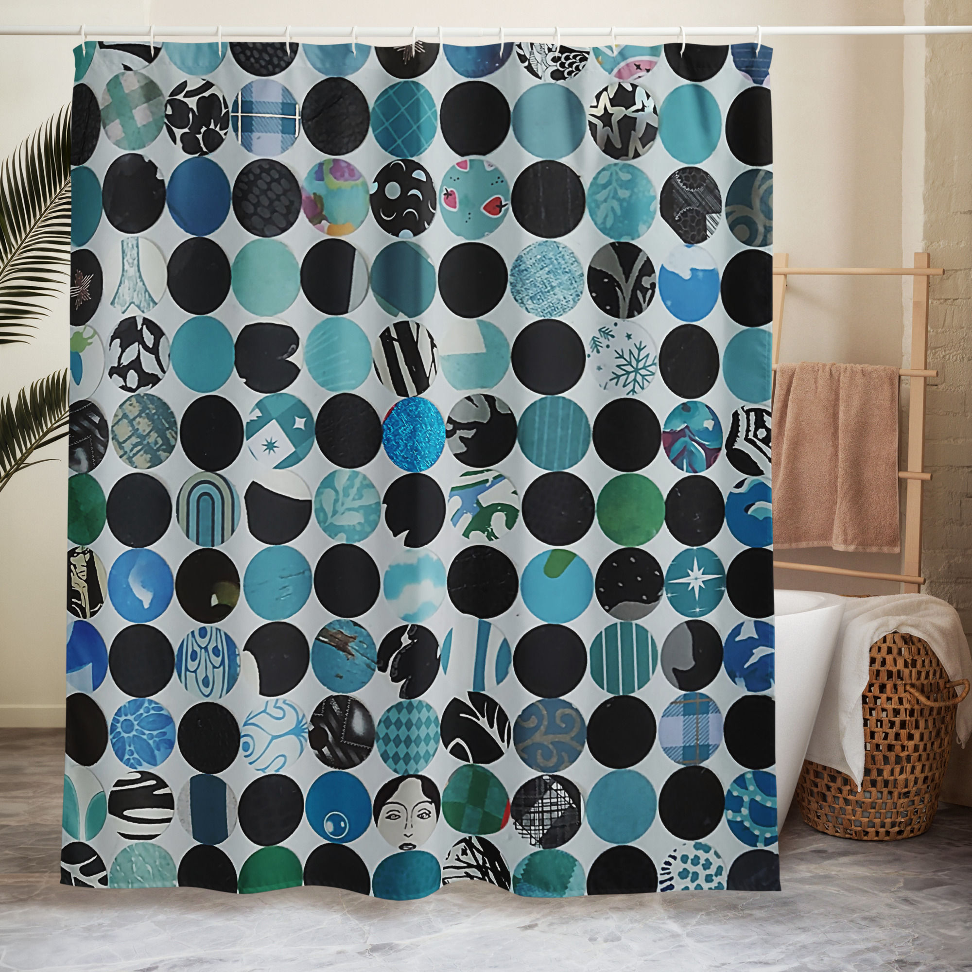 Turquoise Dream Shower curtain
