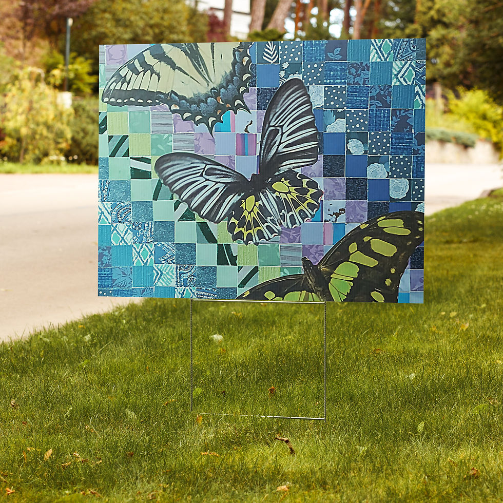 Thumbnail: Iron Butterfly Yard sign