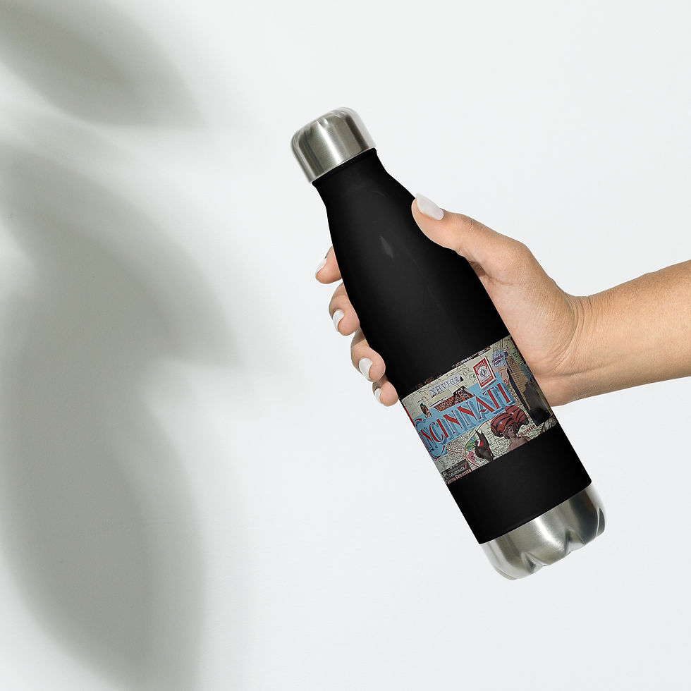Thumbnail: Cincinnati Stainless steel water bottle