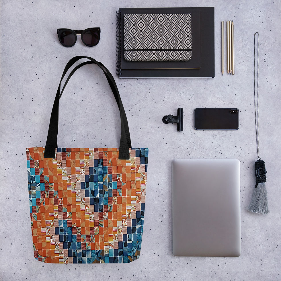 Thumbnail: Salmon Blue Plate Special Tote bag