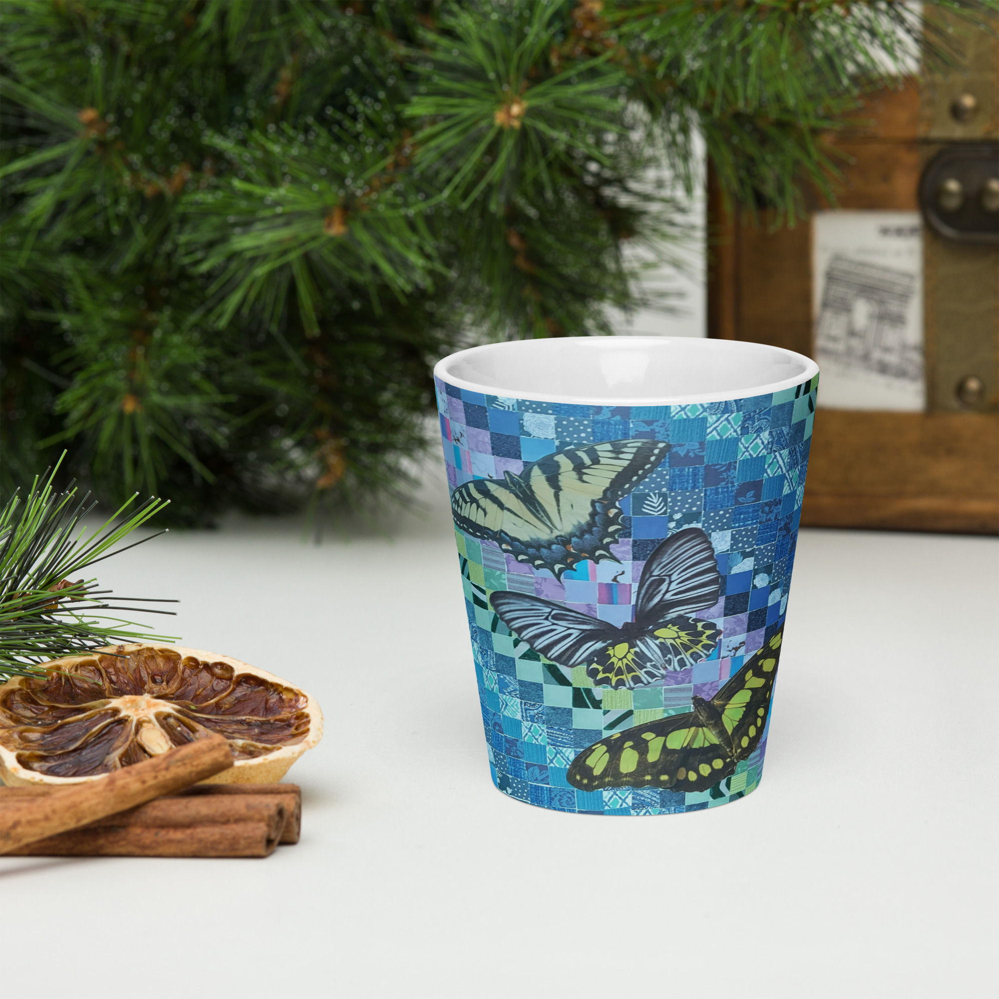 Iron Butterfly Latte mug