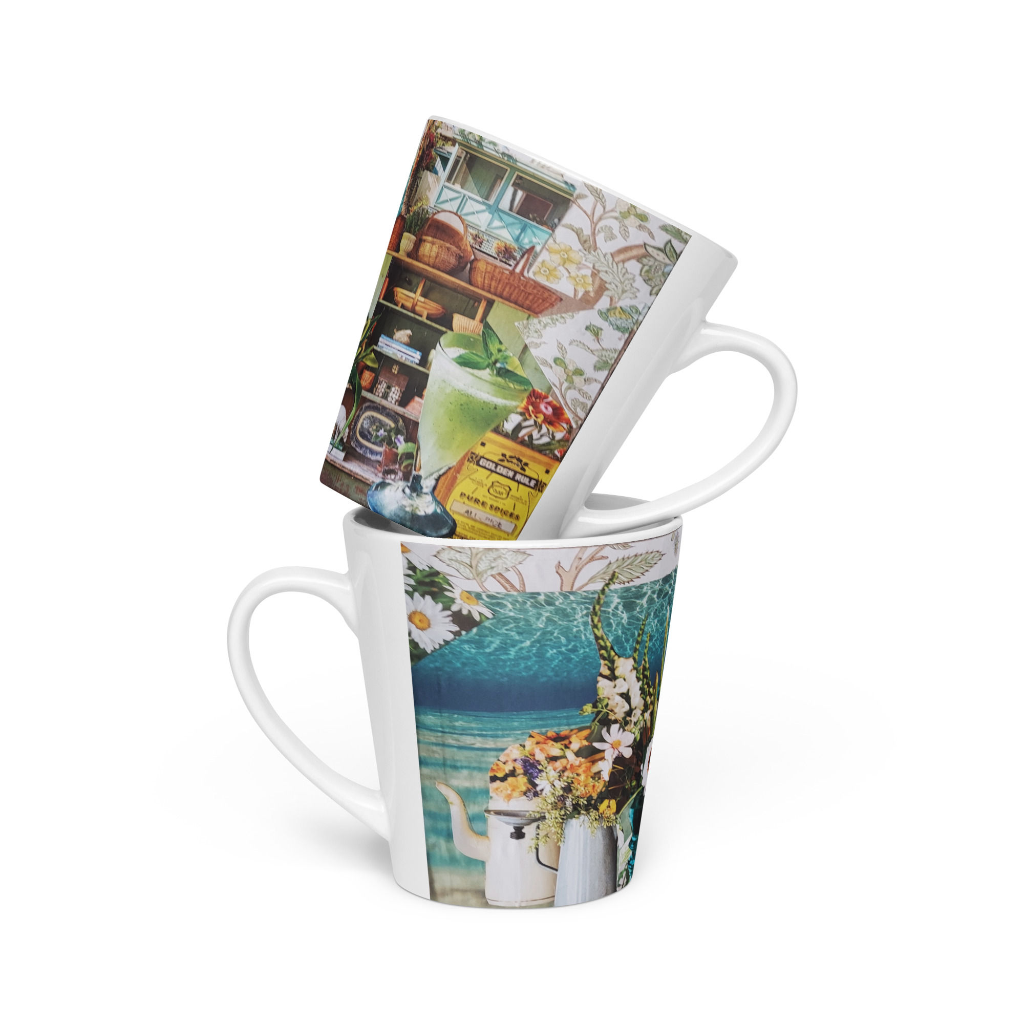 Lime Float Latte mug
