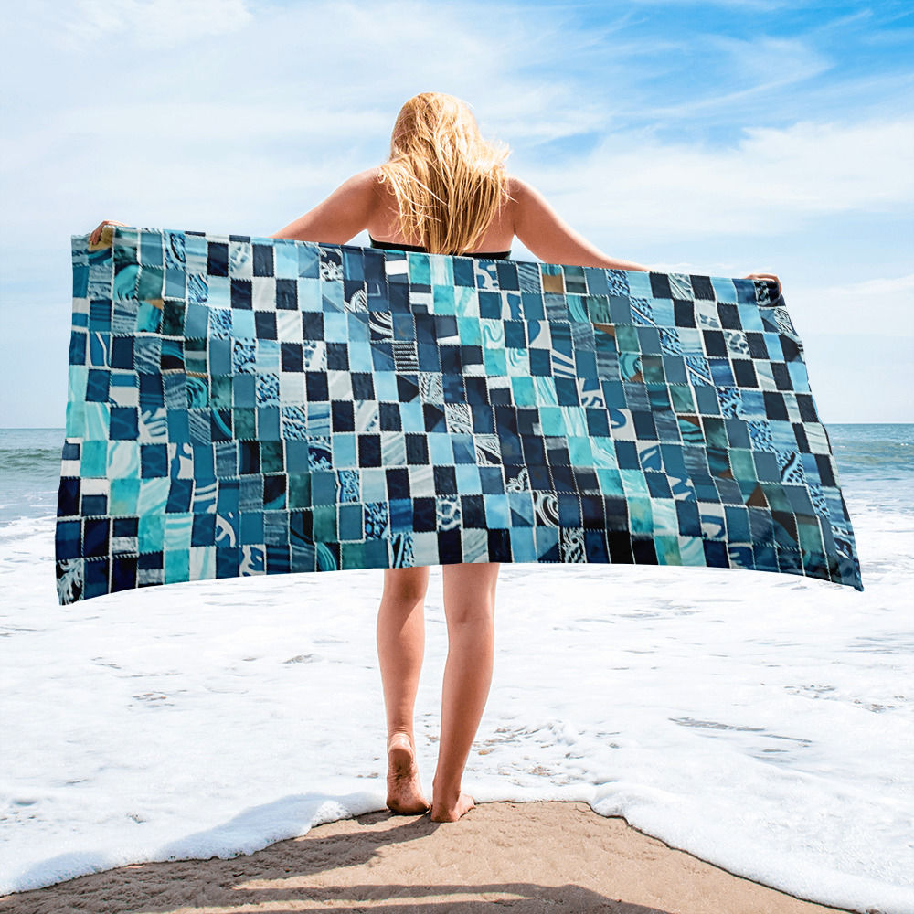 Cool Blue Towel