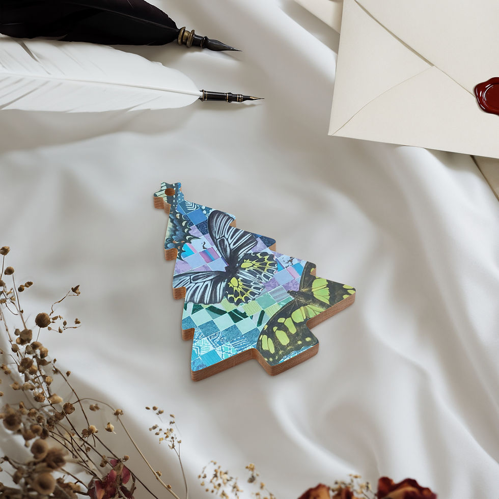Thumbnail: Iron Butterfly Wooden ornaments