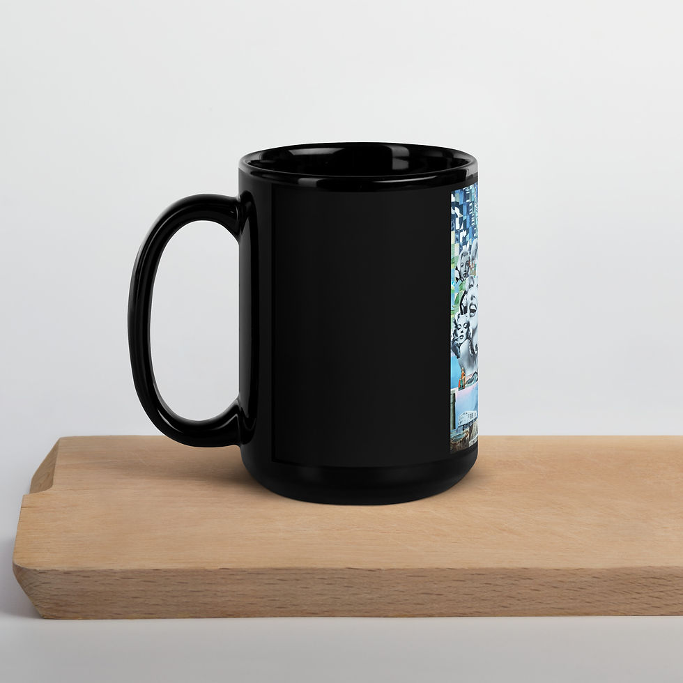 Thumbnail: Niagara Black Glossy Mug