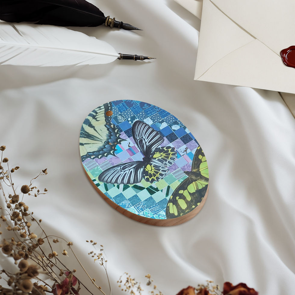 Thumbnail: Iron Butterfly Wooden ornaments