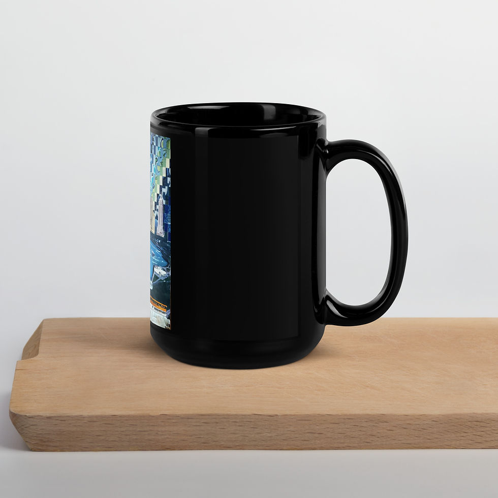 Thumbnail: Niagara Black Glossy Mug