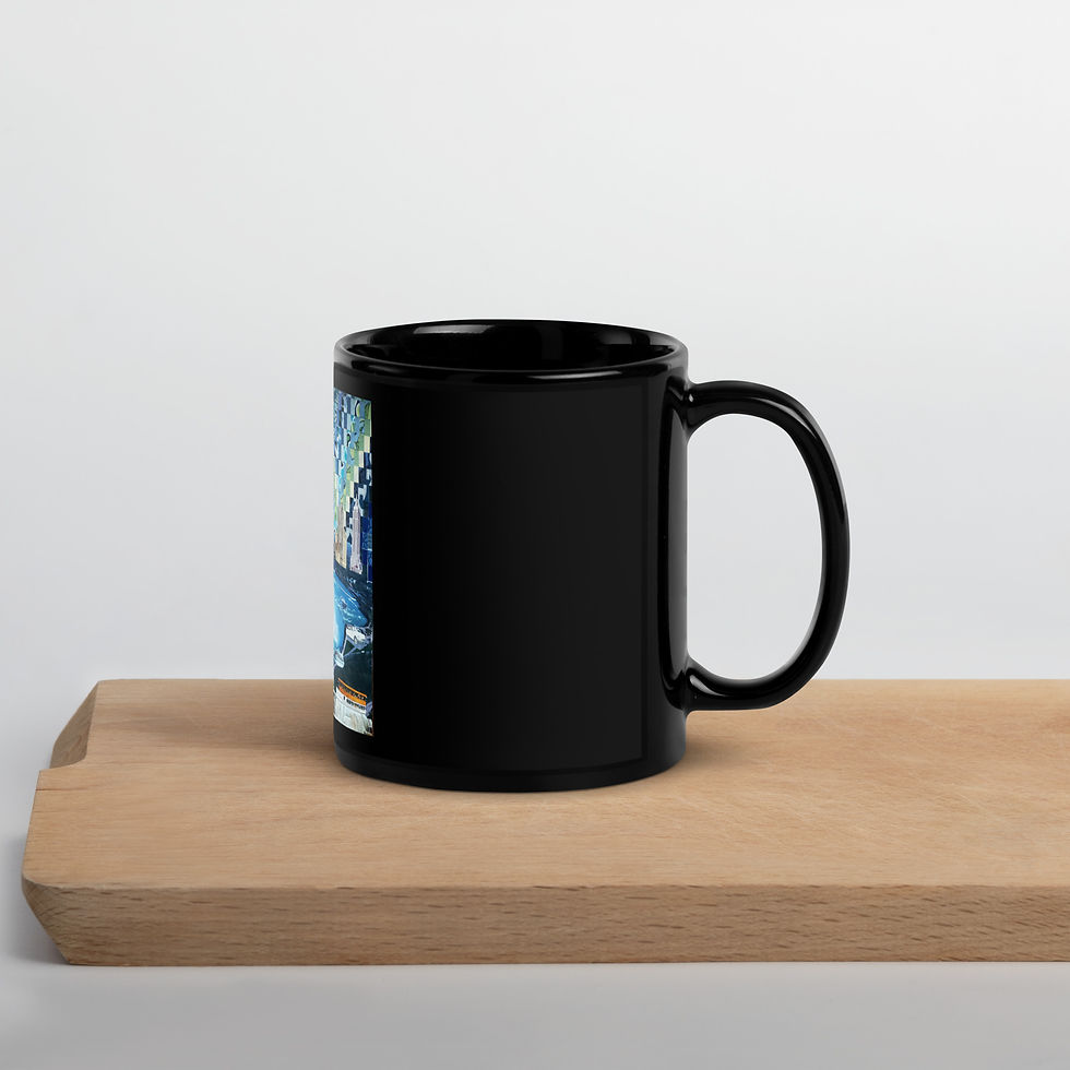 Thumbnail: Niagara Black Glossy Mug