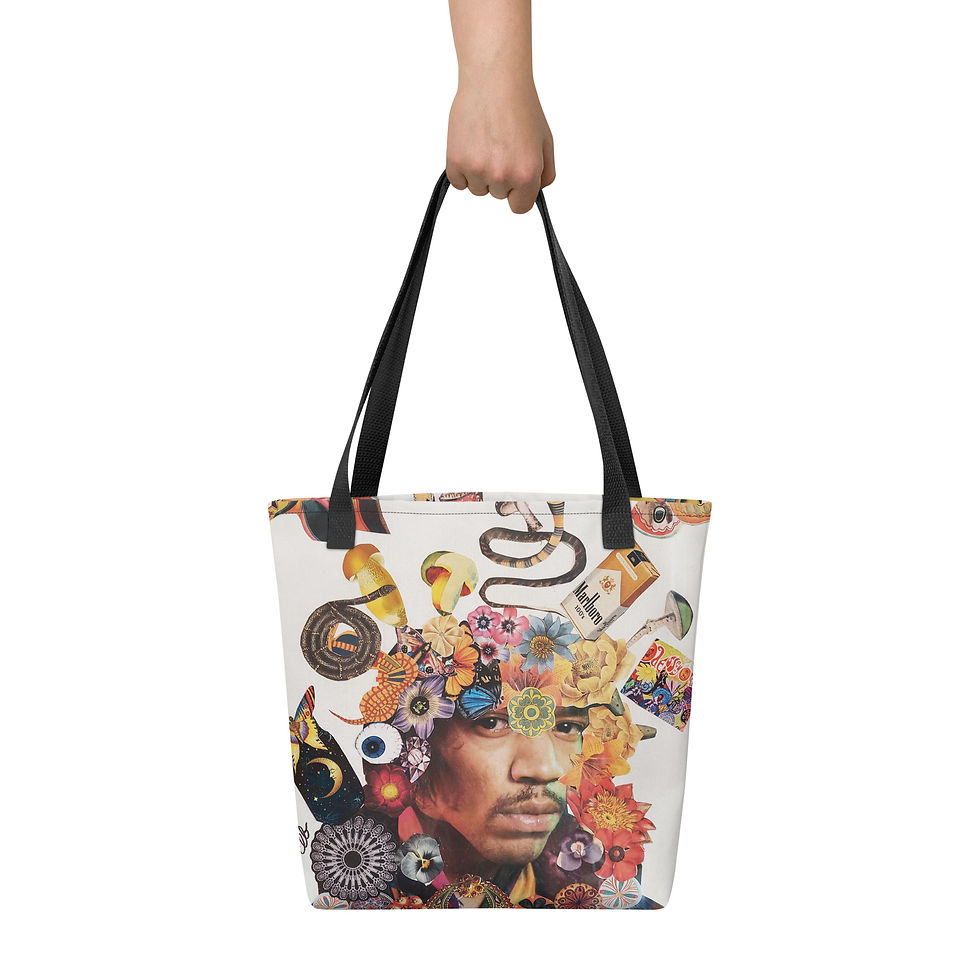 Thumbnail: Jimi Hendrix Tote bag