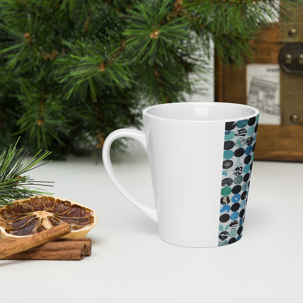 Thumbnail: Turquoise Dream Latte mug