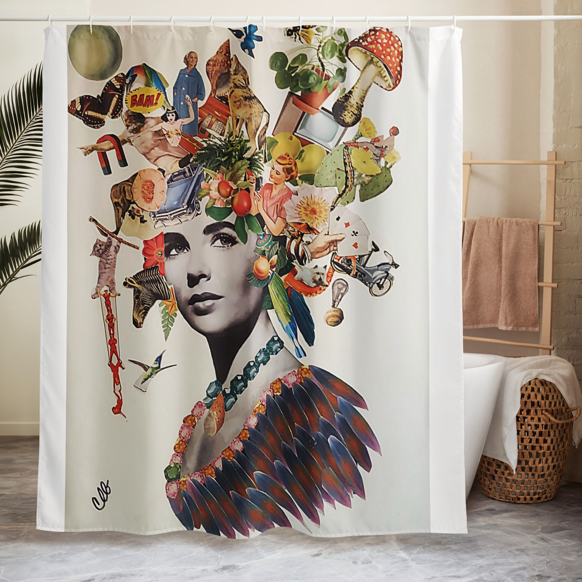 Elizabeth Shower curtain