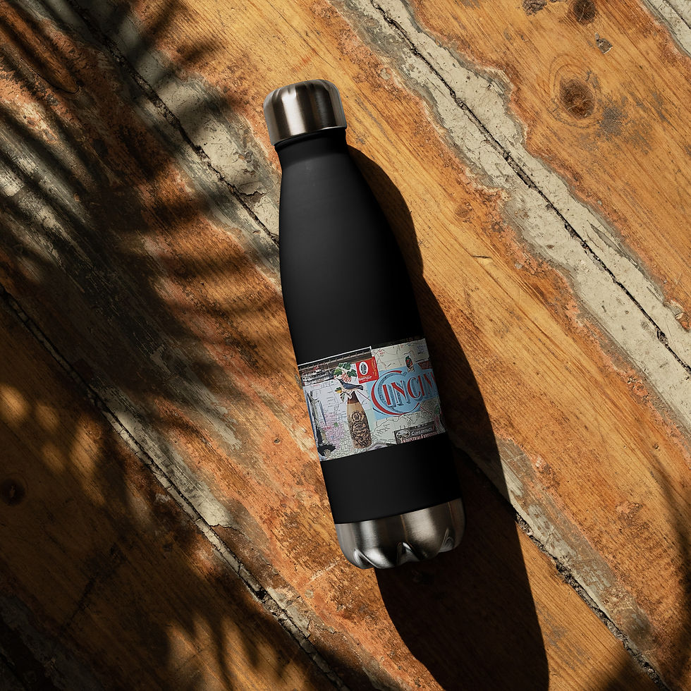 Thumbnail: Cincinnati Stainless steel water bottle