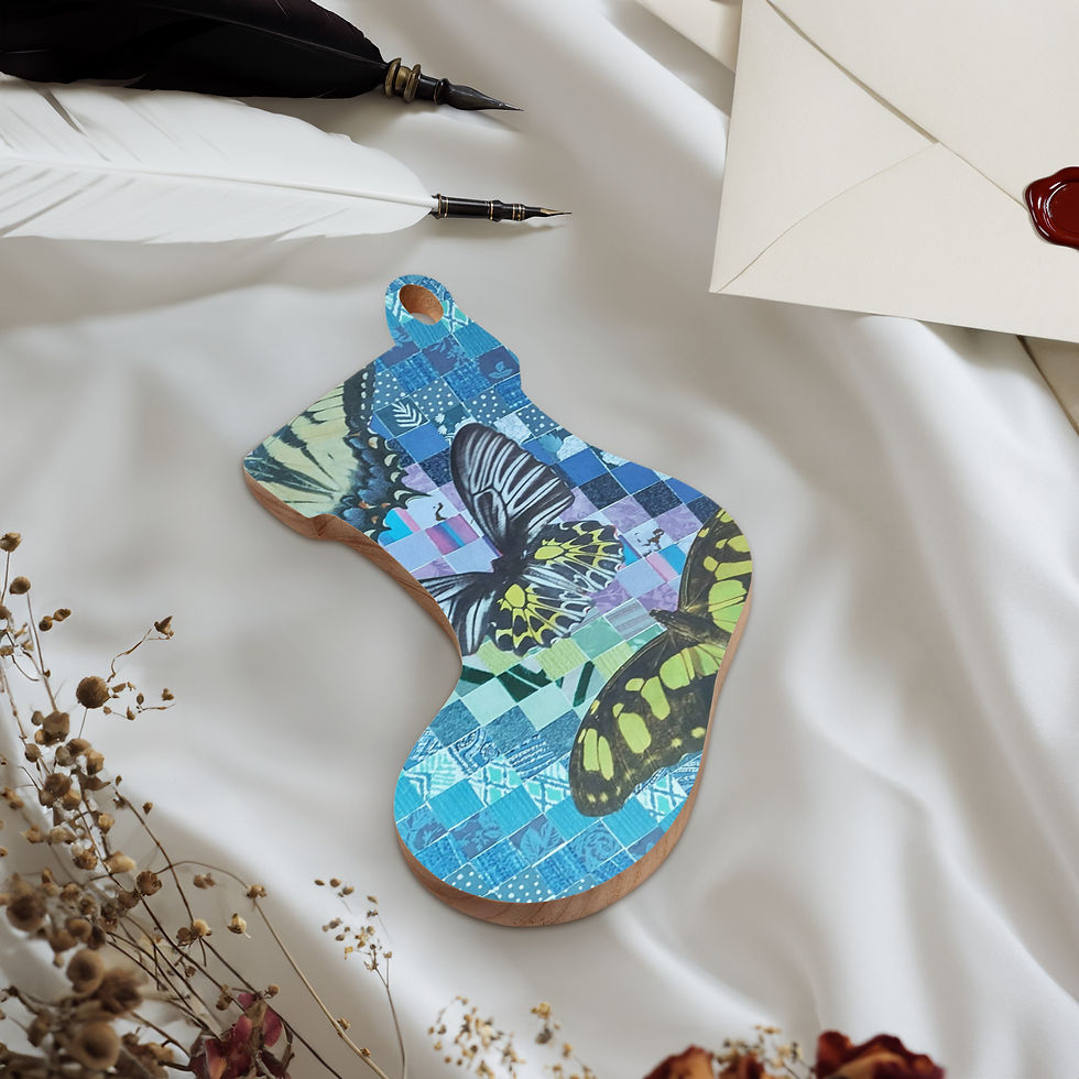 Thumbnail: Iron Butterfly Wooden ornaments