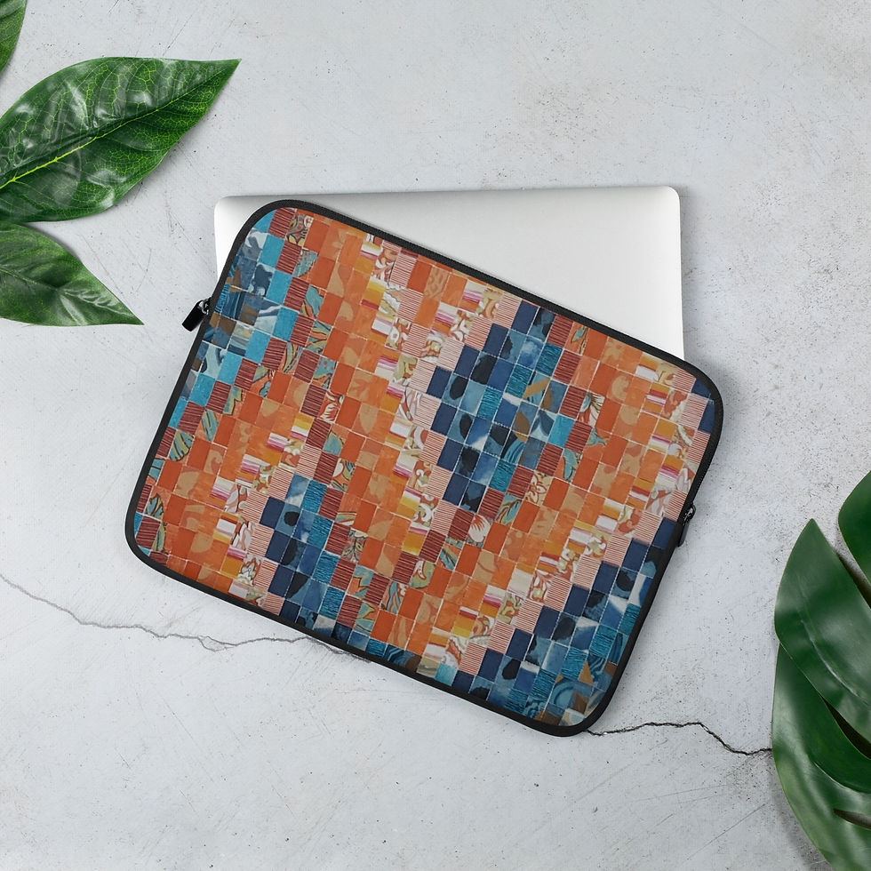 Thumbnail: Salmon Blue Plate Special Laptop Sleeve