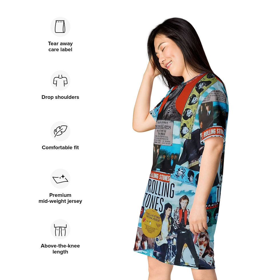 Thumbnail: Rolling Stones T-shirt dress