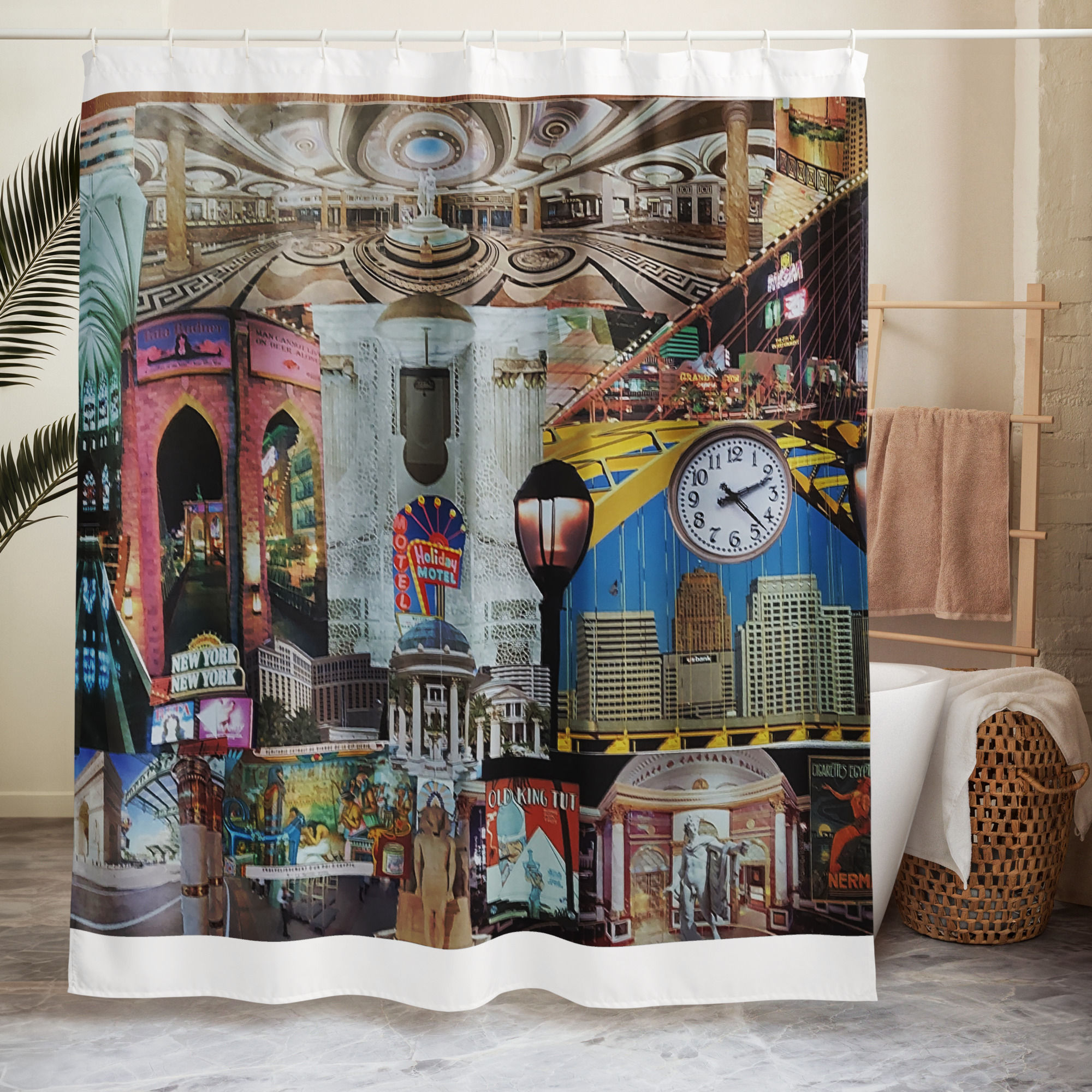 Vegas Shower curtain