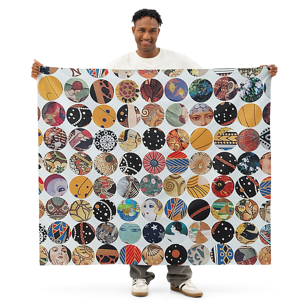 Thumbnail: Art Deco Indoor wall tapestry