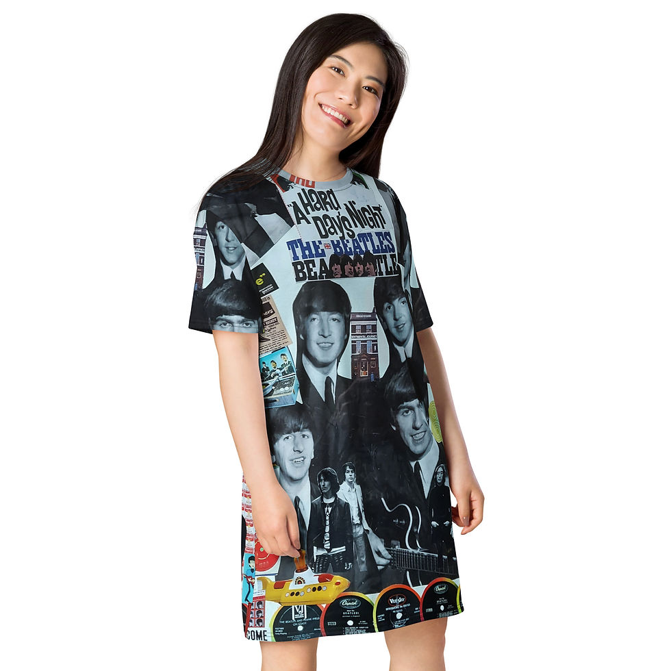 Thumbnail: Beatles T-shirt dress