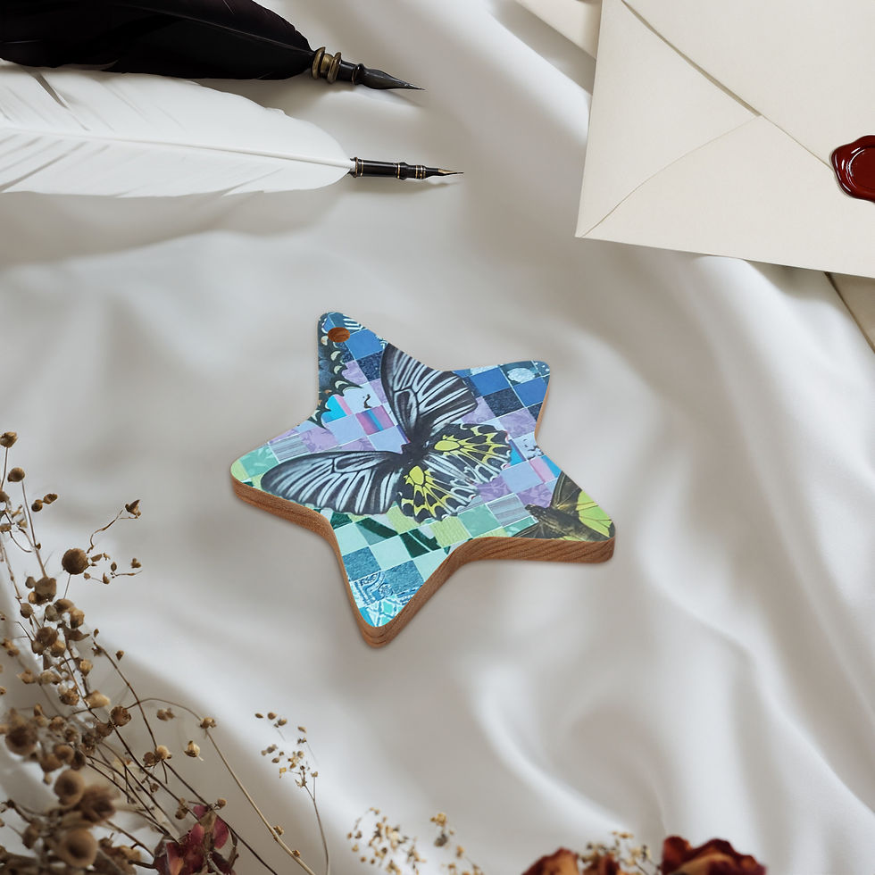 Thumbnail: Iron Butterfly Wooden ornaments