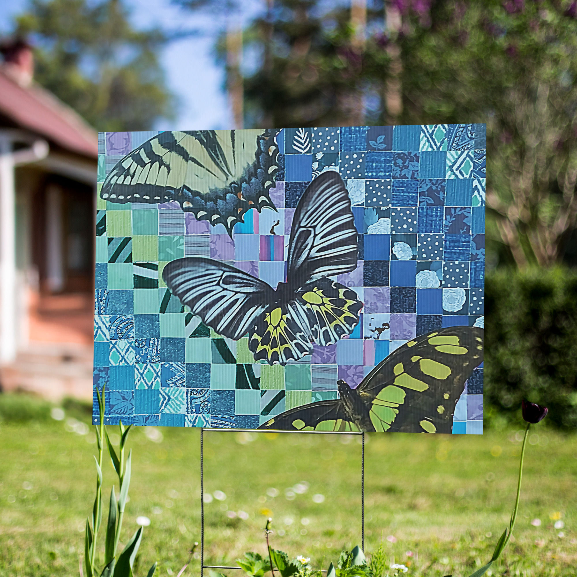 Iron Butterfly Yard sign
