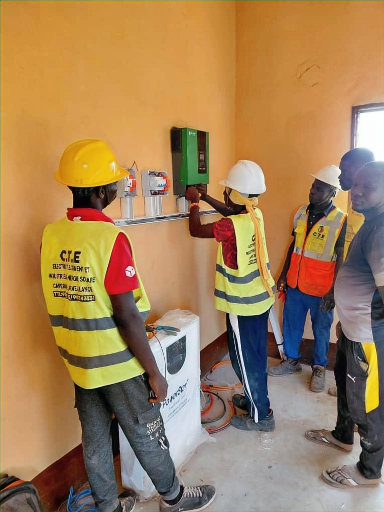 Formation panneaux solaires photovoltaïques, CTE-TOGO