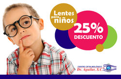 Promoción de lentes para niños