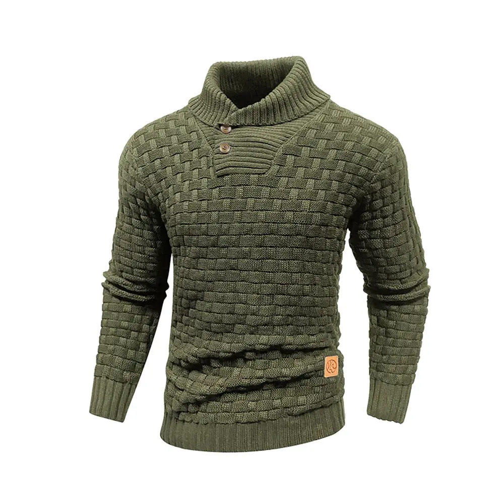Men’s Winter Knit Crewneck Sweater
