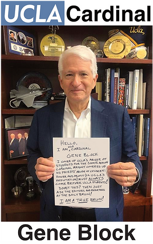I'm UCLA Chancellor Gene Block