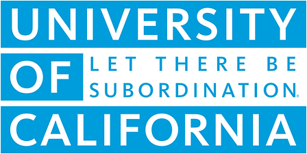 UC Brand Wordmark: Subordination (blu)