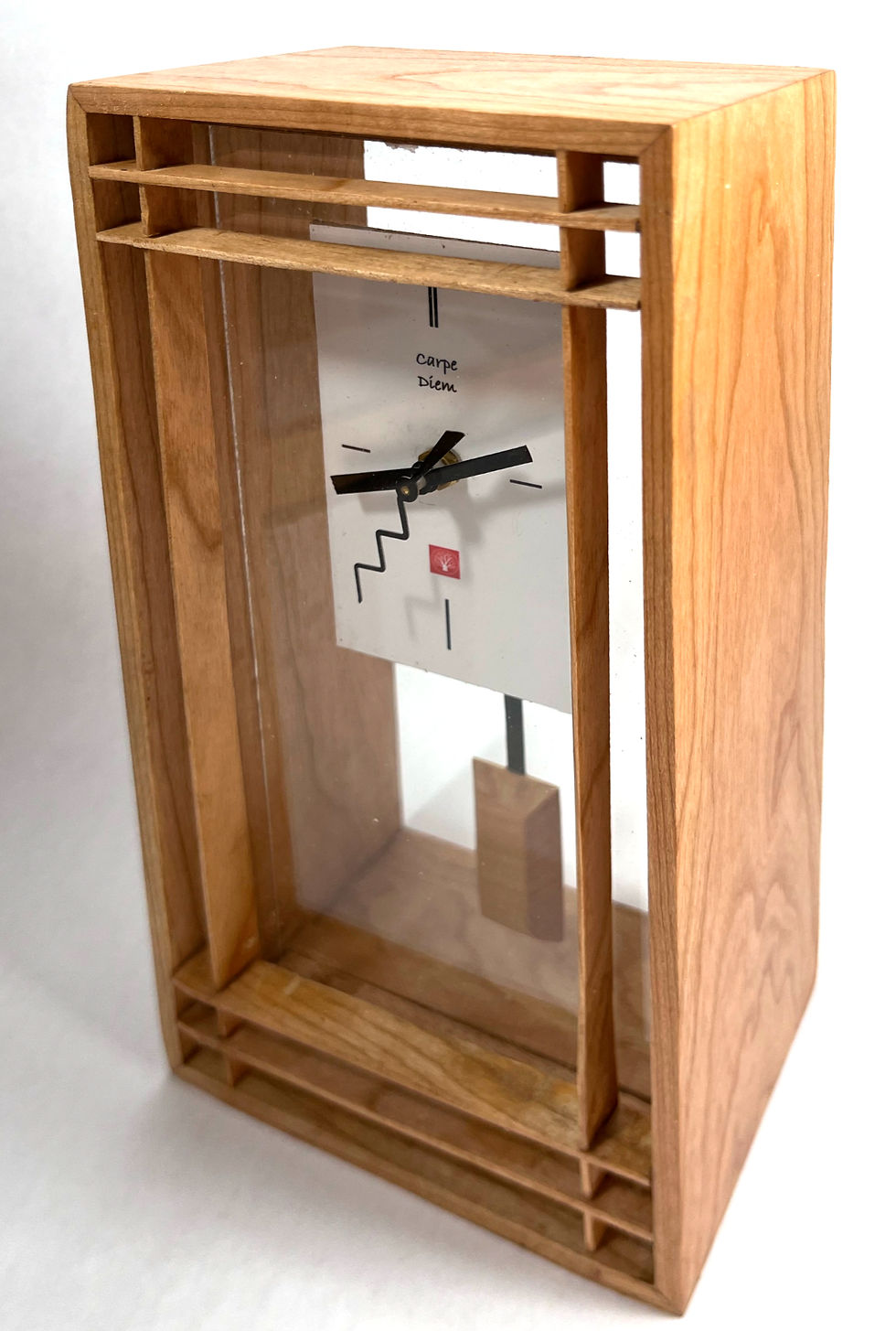 Thumbnail: WCT22 Wooden Clock Cherry
