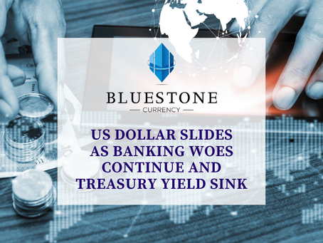 US Dollar Slides as Banking Woes Continue and Treasury Yield Sink.