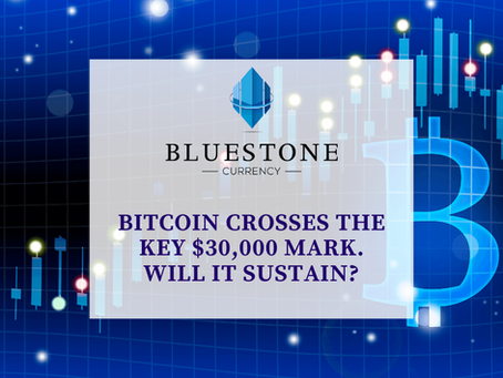Bitcoin Crosses the Key $30000 Mark. Will it Sustain?