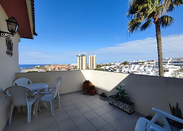 apartmán Los Cristianos 3 ložnice terasa výhled oceán
