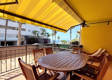 apartmán Anayet El Duque Tenerife terasa oceán