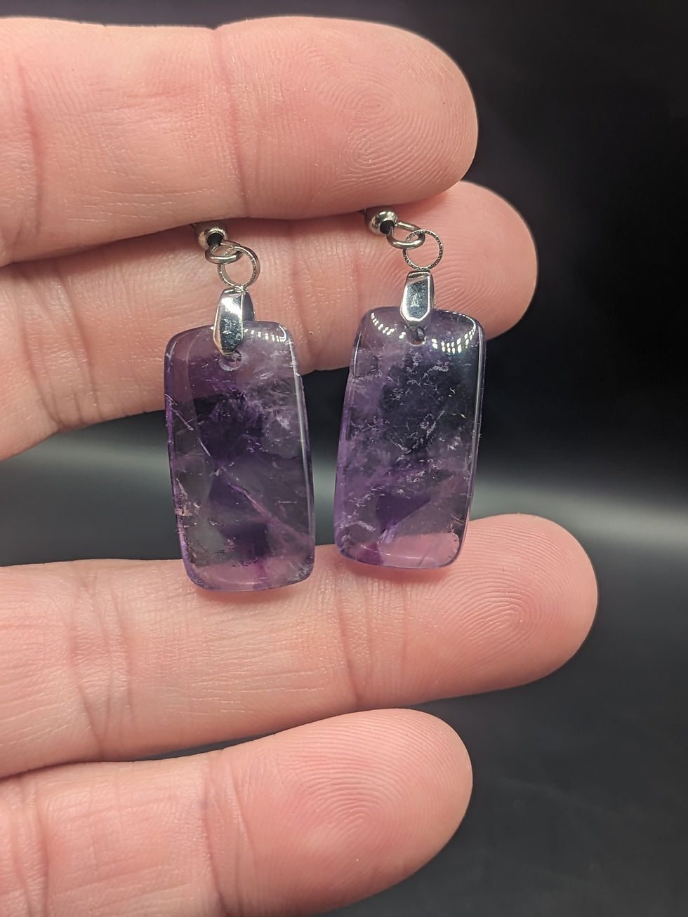 Amethyst Dangle Earrings