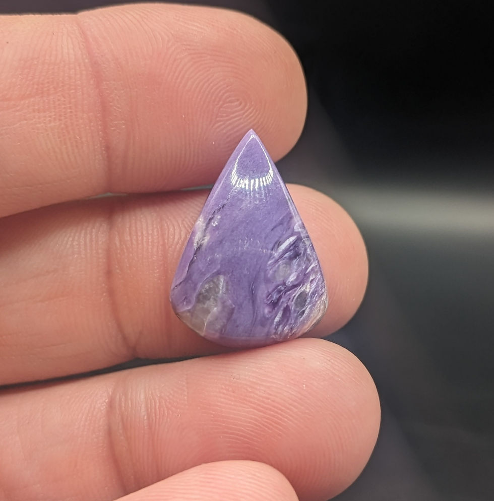 Charoite Cabochon Teardrop