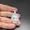 Thumbnail: Sterling Silver Moonstone  Wire Wrap Necklace