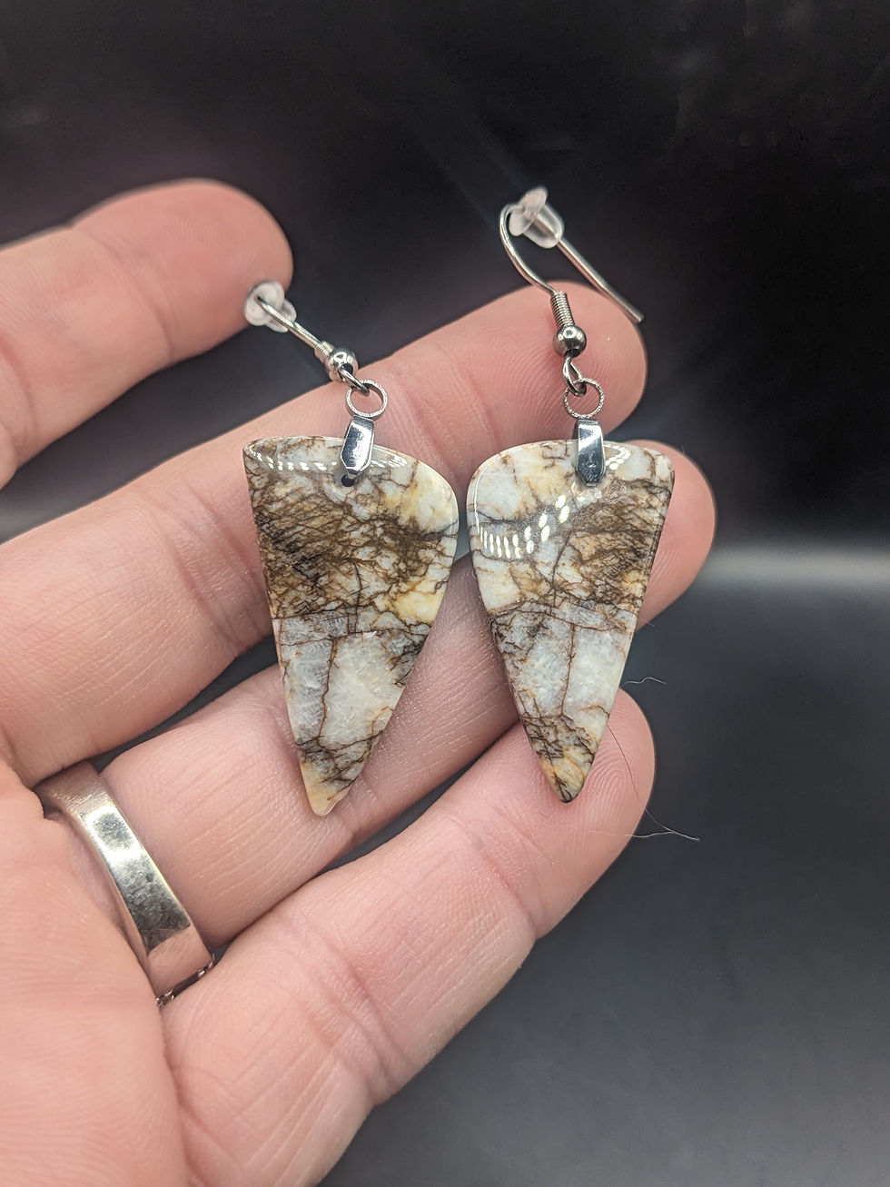 Wild Horse Jasper Dangle Earrings