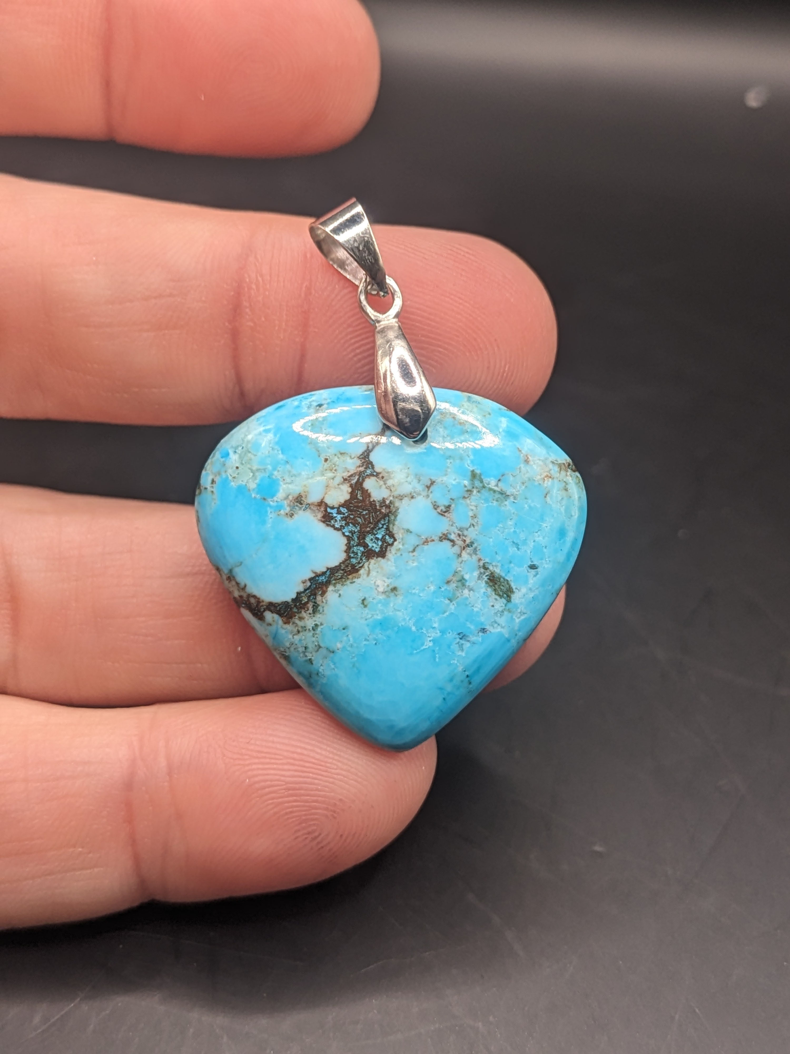 Magnesite Turquoise Pendant/Necklace