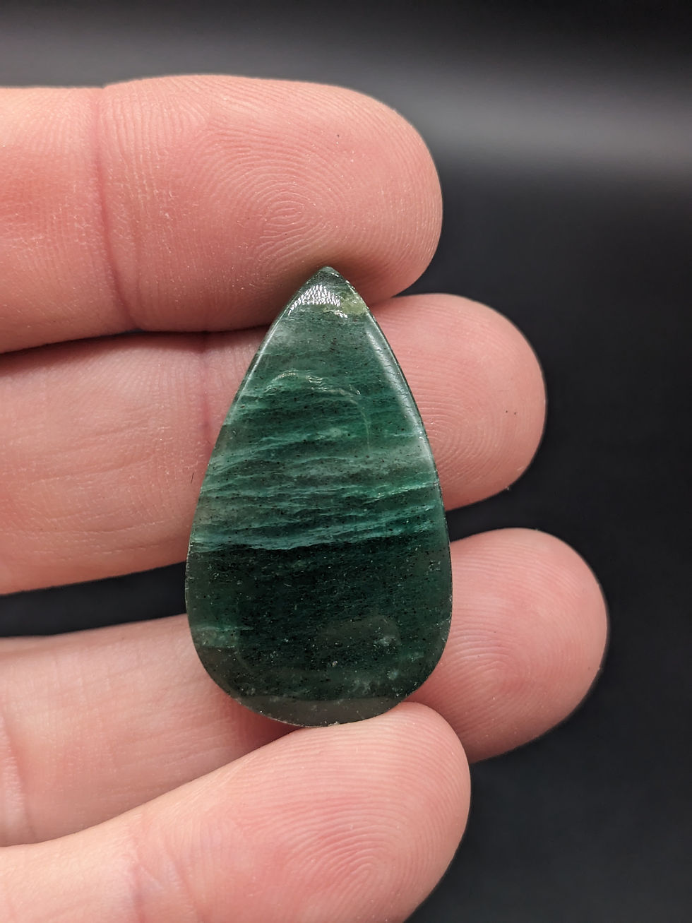 Green Aventurine Cabochon Teardrop