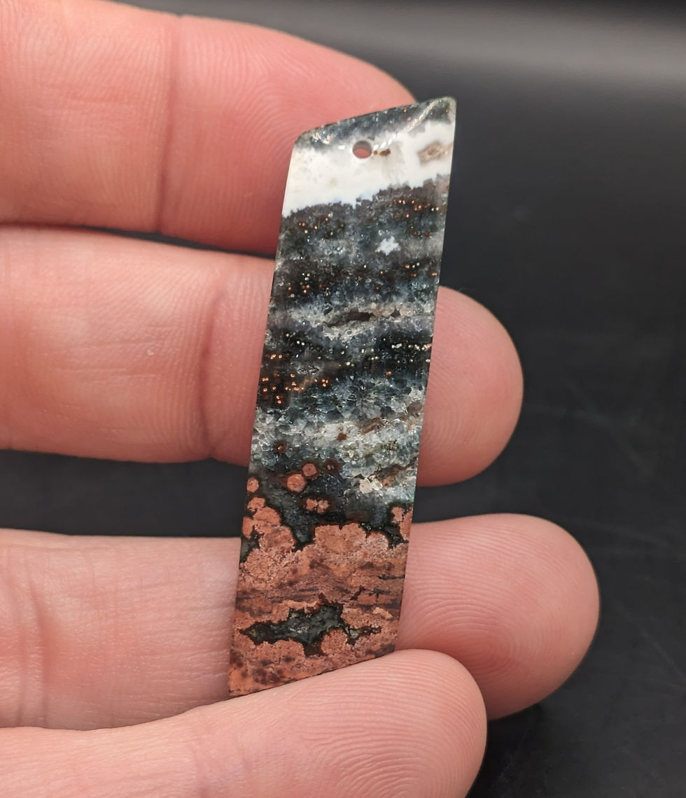 Ocean Jasper Cabochon Drilled