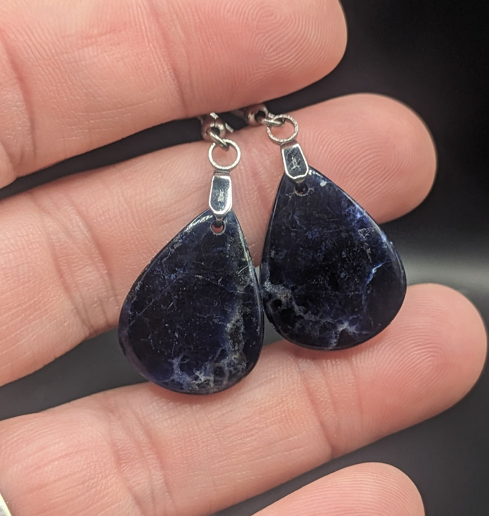 Sodalite Dangle Earrings